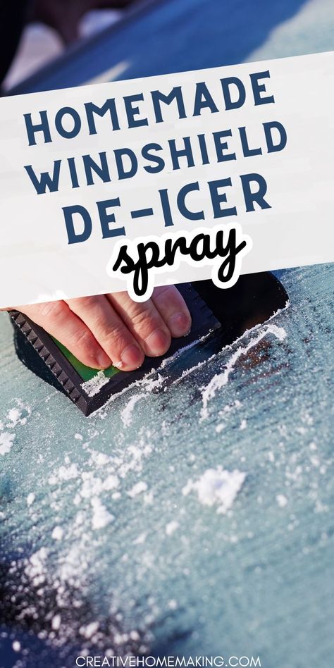 Diy De Icer For Car, How To Clean A Windshield Inside, De Icer For Windshield, Deicer For Windshield, Clean Inside Car Windshield, Windshield Deicer, Clean Car Windshield, Cleaning Car Windows, Windshield Cleaner