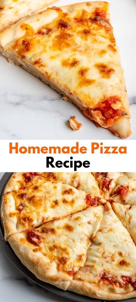 Homemade Pizza Recipe, Homemade Cheese Pizza, Pizza Recipes Homemade, Best Cheese, Homemade Cheese, Pizza Recipes Dough, Bread Recipes Sweet, Dough Recipe, Homemade Pizza