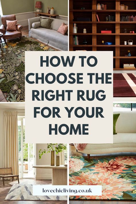 Stress no more as we break down the process of choosing the right area rug or runner for your home. Discover how rug colors, styles, and sizes can transform your space. Unlock the power to create harmony and elegance in your home with our comprehensive guide on 'How to choose a rug'. Ready to redefine your home decor? Click to read the full guide. Statement Furniture, Circular Table, Choose The Right, Uk Homes, Layered Rugs, Furniture Layout, Perfect Rug, Making Room, Cool Tones