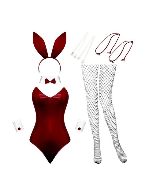 Halloween Costume Lingerie Christmas Bodysuit Bunny Costume Women, Halloween Bunny Costume, Rabbit Outfit, Costume Lingerie, Outfit For Christmas, Bunny Headband, Rabbit Clothes, Christmas Bodysuit, Rabbit Costume