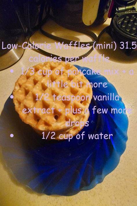 Mini Waffle Low Carb Recipes, Healthy Waffles Low Calorie, Low Cal Waffles, Low Calorie High Protein Waffles, Optavia Waffling Chart, Mini Waffles, Pancake Mix, Low Cal, Low Calorie