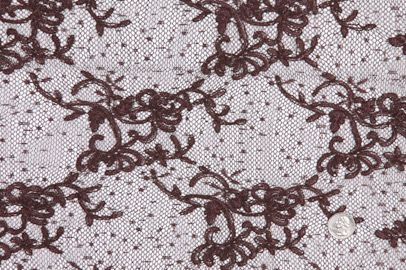 FP22636C Chocolate Floral Lace fall 2012 Designers Home, Mood Fabrics, Dress Forms, Online Fabric, Scalloped Edges, Fabric Stores Online, Brown Floral, Sewing Patterns Free, Free Sewing