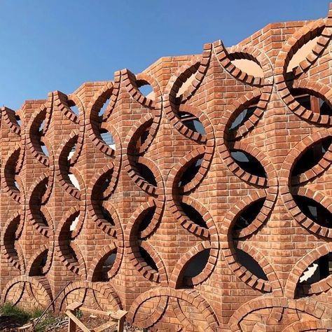 #architecturesight ⁣ The beauty of brick arches⁣ Design by: @pma.madhushala⁣ ⁣ Hey, everyone! Interested in delving deeper into architecture, interior design, and sustainable architecture? Whether you're an architect, a student, or simply passionate about architecture, click the link in our bio to grab your copies of our ebooks today.📚⁣ ⁣ Make sure you are following @architecturesight come to your best references, in Architecture and interior design •⁣⁣⁣⁣ ⁣ Brick Pavilion, Brick Arches, Inspiring Homes, Black Brick Wall, Brick Arch, Brick Art, Interior Decorating Tips, Architecture Design Drawing, Black Brick