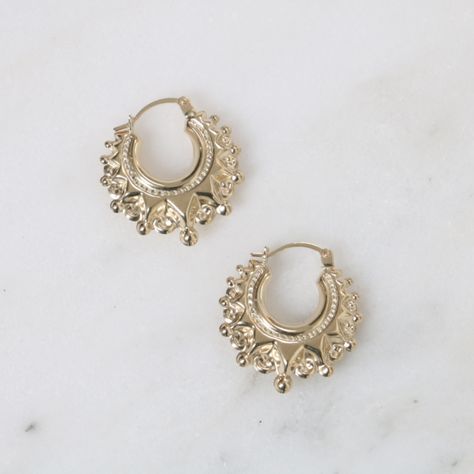 Gorgeous 9ct gold creole hoops. Very fancy and beautiful 9ct yellow gold TBCg total weight. Cute Gold Accessories, Gold Hoop Earrings With Intricate Design, Vintage Gold Plated Hoop Jewelry, Ornate Gold Hoop Earrings With Intricate Design, Gold Creole Earrings, Ornate Gold Hoop Jewelry, Ornate Gold Filigree Hoop Earrings, Creole Earrings, Dope Jewelry Accessories