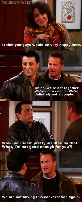 Am I not good enough for you? Monica Rachel, Ross Geller, Friends Moments, Phoebe Buffay, Friend Memes, Chandler Bing, I Love My Friends, Tv Show Quotes, Tv Quotes