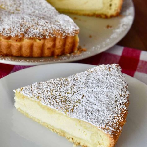 Ricotta Pie (Italian Sweet Easter Pie Recipe) Grain Pie Italian, Ricotta Pie Italian, Beautiful Tarts, Italian Ricotta Pie, Easter Pies, Ricotta Pie Recipe, Italian Pie, Sweet Pie Crust, Italian Easter Recipes