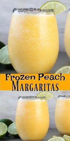 Peach Margarita Recipes, Peach Margaritas, Peach Margarita, Peach Drinks, Frozen Cocktails, Boozy Drinks, Mixed Drinks Recipes, Peach Recipe, Cocktail Drinks Recipes