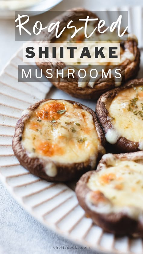 Mushroom Recipes Shiitake, Fresh Shitake Mushroom Recipes, Shitake Mushroom Recipes, Dried Shitake Mushrooms, Shiitake Mushroom Recipes, Mushrooms With Cheese, Mushroom Cap Recipes, Potato Mushroom Recipe, Shiitake Mushroom Soup