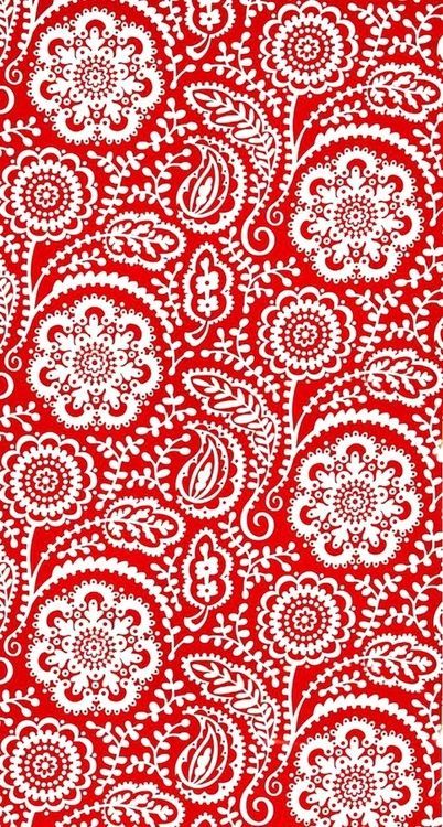 Textile Pattern Design, Red Paisley, Colorful Life, Print Inspiration, Red Wallpaper, Infused Water, Pretty Prints, Pretty Patterns, Paisley Pattern