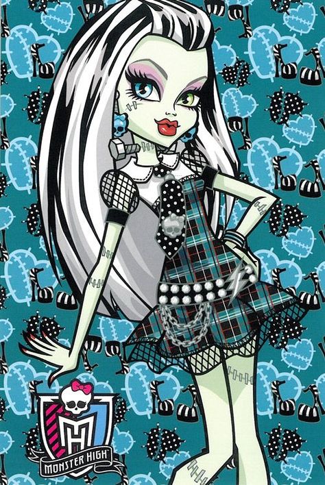 Frankenstein Monster High, Frankie Aesthetic, Frankie Stein Aesthetic, Monster High Printables, Monster High School, Monster H, Be A Monster, Monster High Pictures, Monster High Party