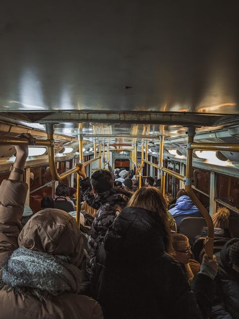 Bus Full Of People, On Bus Aesthetic, Bus Photo Aesthetic, Transport Aesthetic, Bus Snap, Bus Aesthetics, Crowd Aesthetic, Bus Concept, Bus Images