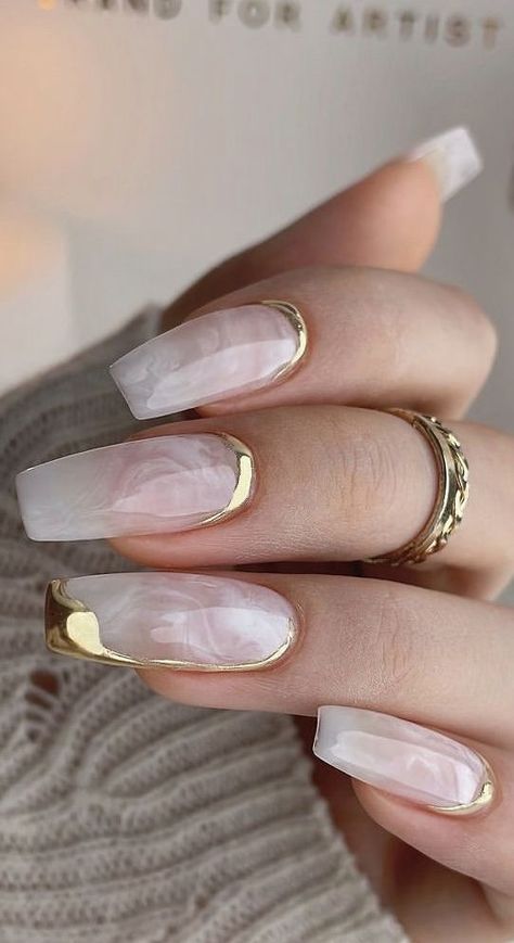 Easy Nail Design, Nail Designs Easy, Nails Design Fall, Milky Nails, Nail Designs Ideas, Summer Nail Designs, Her Nails, Classy Nails, Art Nails