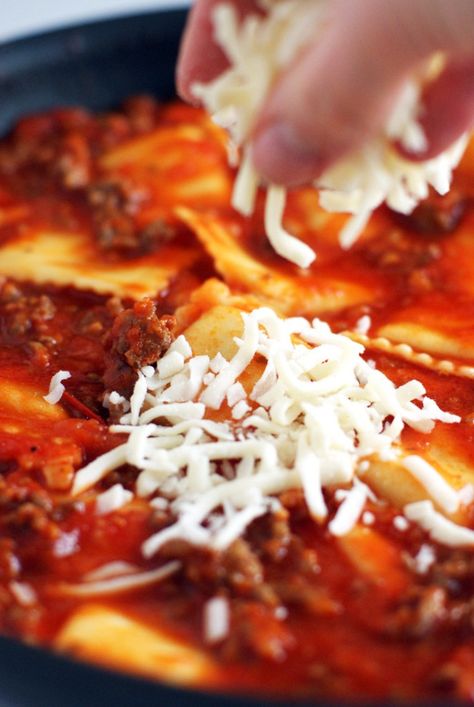 One Pan Frozen Ravioli Lasagna Frozen Ravioli Lasagna, Ravioli Lasagna, One Pan, Ravioli, The Table, Lasagna, Crockpot Recipes, 30 Minutes, New Recipes