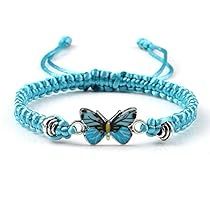 Butterfly Charm Bracelet, Bohemian Braids, Family Jewellery, Butterfly Bracelet, Braided Rope, Cute Butterfly, Girl Jewelry, Woven Bracelets, String Bracelet