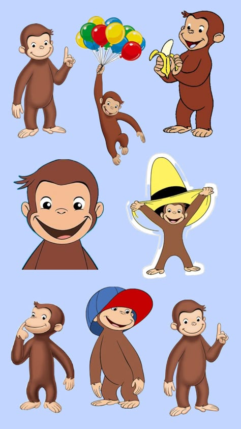 #Curious George Curious George Cartoon, Curious George Birthday Party, Curious George Party, Curious George Birthday, Pbs Kids, Curious George, 6th Birthday Parties, Birthday Printables, Party Entertainment