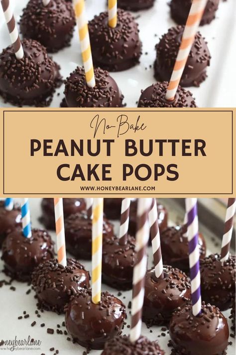 This is a combination of peanut butter cups and cake pops, the dough is a very simple but oh-so-delicious peanut butter dough. Peanut Butter Cake Pops, Peanut Butter Dough, Reeses Cake, Comfort Food Desserts, No Bake Peanut Butter, Chocolate Chip Cake, Chocolate And Peanut Butter, Dessert For Two, Peanut Butter Cake