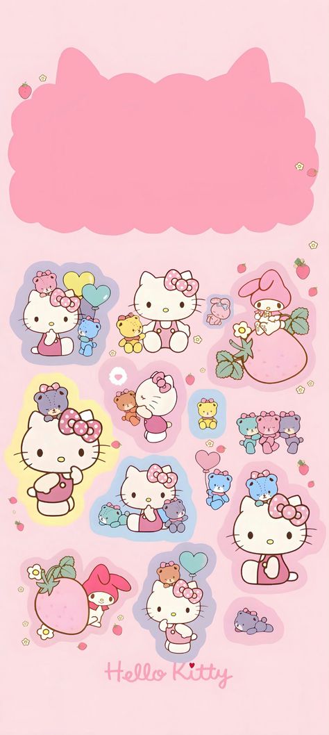 #Homescreen #Lockscreen #Hellokitty Hello Kitty Prints For Wall, Hello Kitty Lockscreen And Homescreen, Sanrio Wallpaper Iphone Aesthetic, Hello Kitty Bear Wallpaper, Pink Cute Wallpaper Ipad, Hello Kitty Themed Wallpaper, Hello Kitty Halloween Wallpaper Ipad, Hello Kitty Iphone Wallpaper Homescreen, Hello Kitty Names