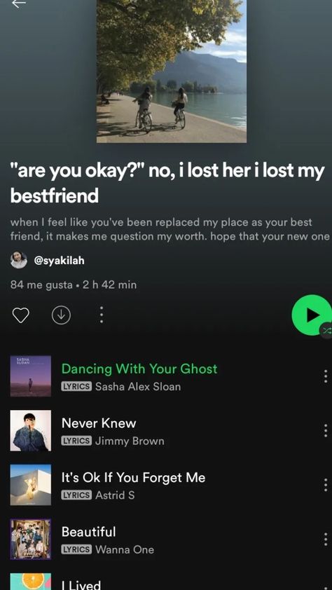 Songs About Best Friends Playlist, Spotify Playlist Names Best Friend, Spotify Playlist Names For Best Friends, Songs About Losing A Friend, Friend Playlist Names, Songs For Losing Your Best Friend, Best Spotify Playlists For Every Mood, Playlist Names For Friends, Songs About Losing Your Best Friend