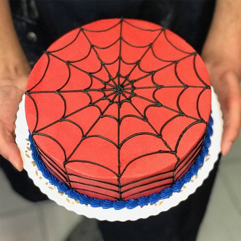 Spiderman Background, Cakes Funny, Spiderman Collection, Cake Spiderman, Funny Spiderman, Spider Web Cake, Spiderman Design, Spiderman Birthday Party Decorations, Spiderman Cupcakes