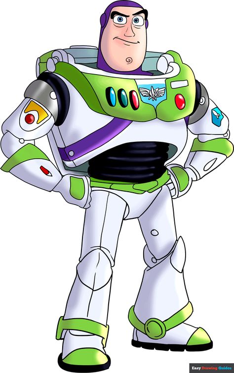 How To Draw Buzz Lightyear, Buzz Lightyear Illustration, Buzz Leclair, Buzzlight Year Drawings, Toy Story Characters Drawings, Woody Toy Story Drawing, Woodie Toy Story, Bos Layer, Buzz Drawing