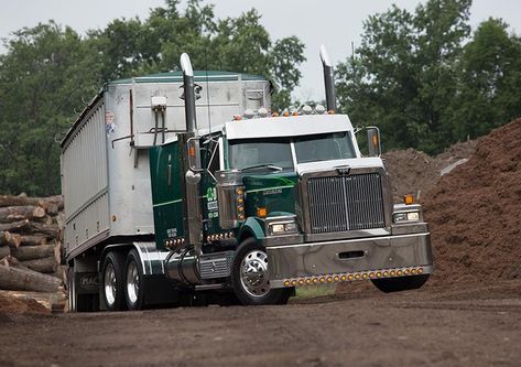 Western Truck, Rubbish Truck, Western Star Trucks, Equipment Trailers, White Truck, Train Truck, Large Truck, Peterbilt 379, Western Star