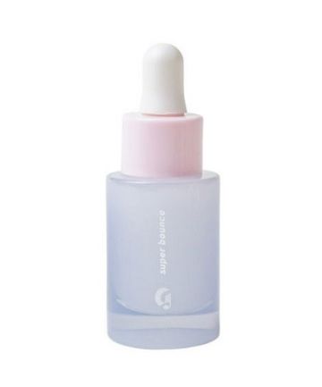 Glossier Super Bounce, $28 Bring bounce back to dry, rough skin with this hypoallergenic, dermatologist-tested serum. Its hero ingredient is hyaluronic acid, which holds up to a thousand times its weight in water to plump faces. It's potent so three to four drops are plenty for your entire face and neck. Tap in the product and it'll absorb without any telltale stickiness. Plus, it helps makeup glide on as smoothly as primer. Glossier Super Bounce, Best Beauty Products, Bounce Back, Rough Skin, Hyaluronic Acid, Your Skin, Beauty Products, Tap, Serum