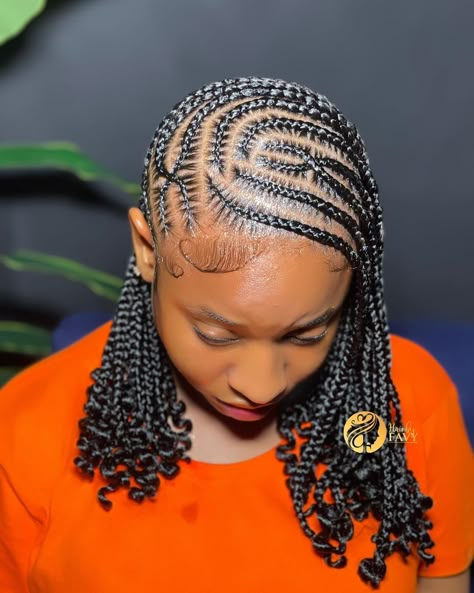 27 Best Hairstyles For 4A Natural Hair + Tips To Maximize Your Coils’ Potential Natural Plait Hairstyles For Black Women, Cornrow Bob Braids Hairstyles, Free Hand Hairstyles Natural Hair, Hairstyles For 4a Natural Hair, Short Lemonade Braids, African Braids Hairstyles Cornrows, Braided Graduation Hairstyles, All Back Hairstyle Natural Hair, Braided Hairstyles For Teens Black