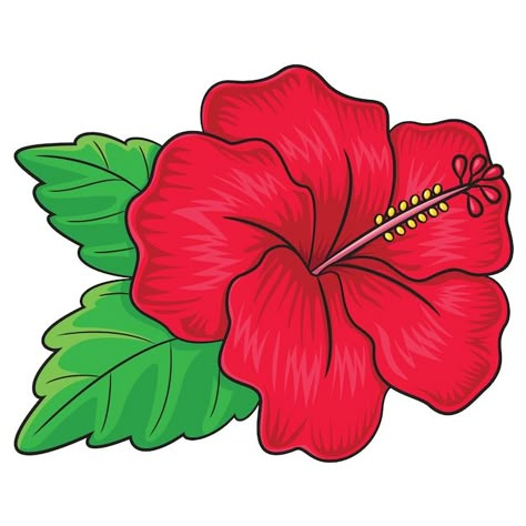 Hibiscus Drawing, Hibiscus Flower Drawing, Graphic Arts Illustration, Flower Art Drawing, Leaf Drawing, Hibiscus Flower, Hand Embroidery Patterns, Hibiscus Flowers, Floral Background