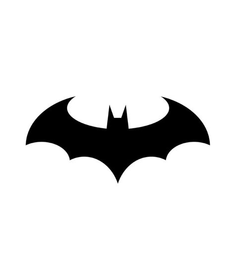 Batman New 52, Batman Logo Tattoo, Batman Decals, Batman Stickers, Kraken Tattoo, Hero Tattoo, Easy Graffiti Drawings, Bat Symbol, Bat Silhouette