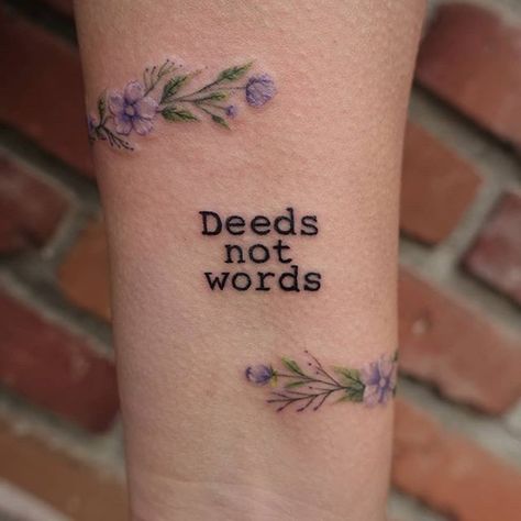 Narc Survivor Tattoo, Deeds Not Words Tattoo, Suffragette Tattoo, Feminist Tattoos, Deeds Not Words, Survivor Tattoo, Feminist Tattoo, Piercing Inspo, Ink Inspiration