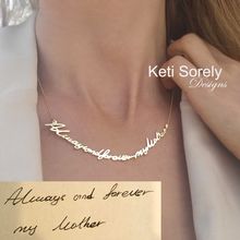 Handwritten Message Necklace - Save Your precious Moments - Tatoo Necklace - Choose Your Metal Necklace Tattoo, Message Necklace, Handwriting Necklace, Message Bracelet, Southwest Jewelry, Costume Necklaces, Rose Gold White, Message Jewelry, Best Jewelry Stores