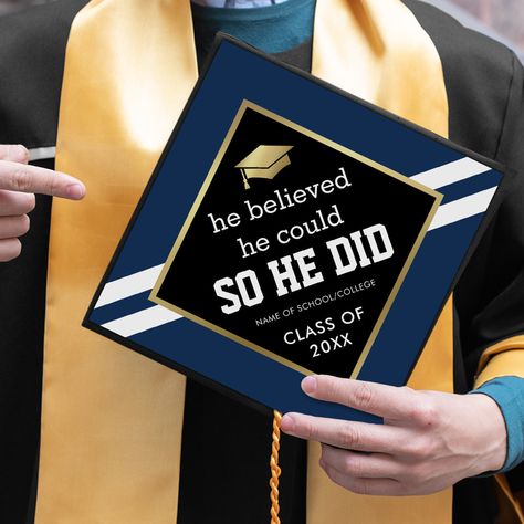 Men Graduation Cap Ideas, Graduation Cap Designs High School Guys, Male Graduation Cap Ideas, Graduation Cap Designs Boys, Boys Graduation Cap Ideas, Graduation Cap Ideas For Guys, Graduation Cap Designs For Guys, Graduation Cap Designs College, Graduation Cap Tassel