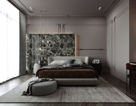 Dentist office by Ceyhunakgul Interiors- İstanbul :: Behance Bedroom Design Concept, Behance Bedroom, One Hyde Park, Luxury Painting, Hotel Bedroom Design, Tile Bedroom, Painting For Bedroom, Colorful Room Decor, Luxury Paints