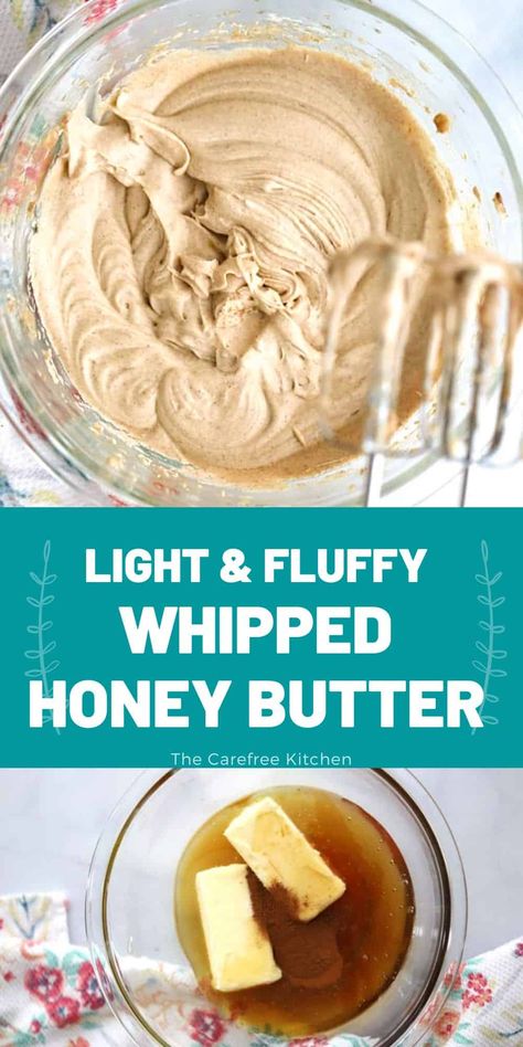 Best Honey Butter Recipe, Whipped Cinnamon Honey Butter Recipe, Homemade Honey Cinnamon Butter, Christmas Honey Cranberry Butter, Whipped Butter Flavors, Maple Honey Butter, Whipped Cinnamon Butter, Honey Butter Jars, Whipped Cinnamon Honey Butter