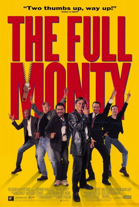 Full Monty Movie, Movie Library, The Full Monty, Posters Decor, Movies Worth Watching, Septième Art, I Love Cinema, 90s Movies, British Comedy