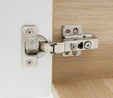 The Best Soft Close Cabinet Hinges to Prevent Damage in 2022 - Bob Vila Recessed Cabinet Doors, Unique Cabinet Door, Types Of Cabinet Doors, Full Overlay Cabinets, Kitchen Hinges, Cupboard Door Hinges, Overlay Cabinet Hinges, Inset Hinges, Face Frame Cabinets