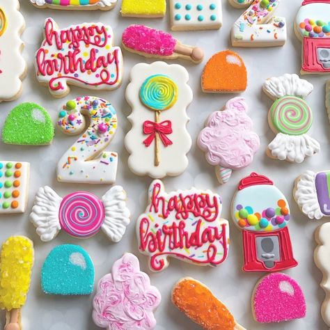 Candy Theme Cookies Decorated, Candy Land Cookies Decorated, Candy Land Theme Cookies, Candyland Theme Cookies, Candyland Theme Desserts, Candy Theme Cookies, Candyland Cookies Decorated, Candy Decorated Cookies, Candyland Cookies