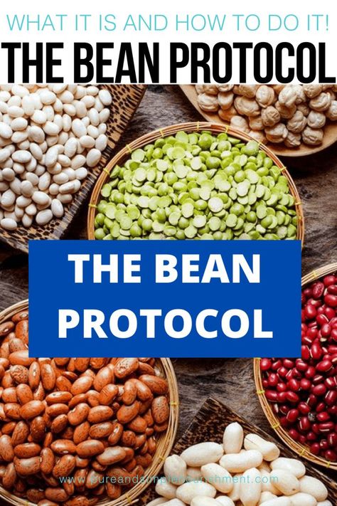 The bean protocol or the Karen Hurd bean diet is a way of eating that is reported to help with many different health issues. The protocol involves eating beans or lentils regularly while avoiding certain foods and other toxins for at least 3 months. In this post I share what the bean protocol is, and how to do it Bean Protocol, Bean Diet, Types Of Beans, Good Carbs, Inflammatory Diet, Canned Beans, Low Fat Diets, Car Hacks, Lean Protein