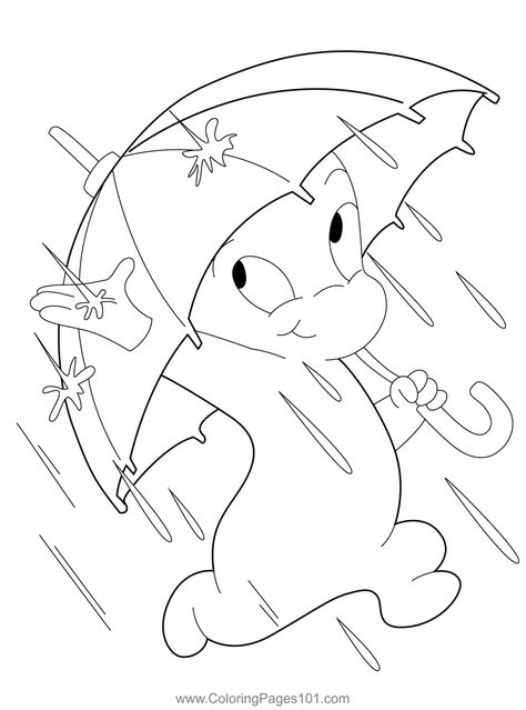 Casper Enjoying Rain Coloring Page Enjoying Rain, Halloween Coloring, Free Kids, Printable Coloring, Printable Coloring Pages, Coloring Pages For Kids, Coloring Page, Free Printable, Free Printables