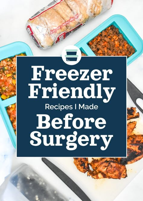 With surgery coming up, I decided to spend time prepping meals for the freezer to enjoy during recovery. Here are the Freezer-Friendly Recipes I Made Before Surgery, along with how I froze them, and how I’ll reheat them! Meals You Can Freeze, Best Frozen Meals, Best Freezer Meals, Preparing For Surgery, Freezer Friendly Meals, Make Ahead Freezer Meals, Recovery Food, Healthy Freezer Meals, Meals To Make