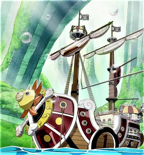 The Thousand Sunny, Sunny Go, Thousand Sunny, One Piece Tattoos, Watch One Piece, One Piece Ace, Sailor Moon Character, One Piece Ship, One Piece Drawing