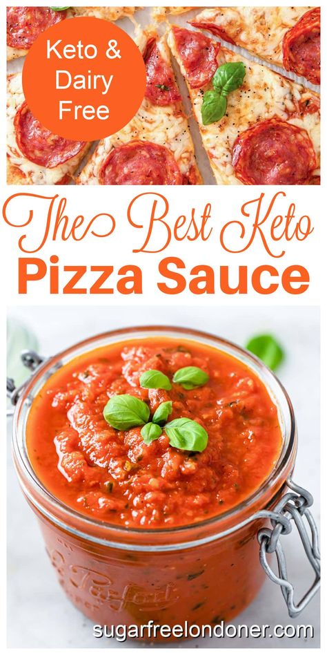 Healthy Homemade Pizza Sauce, Keto Pizza Sauce Recipe, Keto Pizza Toppings, Low Carb Enchilada Sauce, Low Carb Spaghetti Sauce Recipe, Sugar Free Marinara Sauce, Keto Enchilada Sauce, Low Carb Pizza Sauce, Keto Marinara Sauce