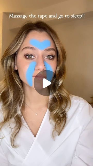 Kinesiology Taping Face, Kt Tape For Face Wrinkles, Facial Tape For Wrinkles, Kinesiology Taping For Face, Taping Face For Wrinkles, Face Tapping For Wrinkles, Face Taping Lift, Forehead Taping, Face Lift Tape Before And After