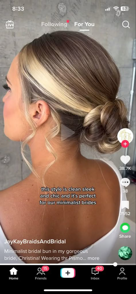 Sleek Hair Wedding Brides, Bridesmaid Hair Slick Back Bun, Slick Back Wedding Hair With Veil, Sleek Low Bun With Front Pieces, Beach Wedding Hair Low Bun, Slicked Bun With Front Pieces, Slicked Back Bun With Front Pieces, Wedding Hair Slick Back Bun Updo, Slick Back Bun Bride