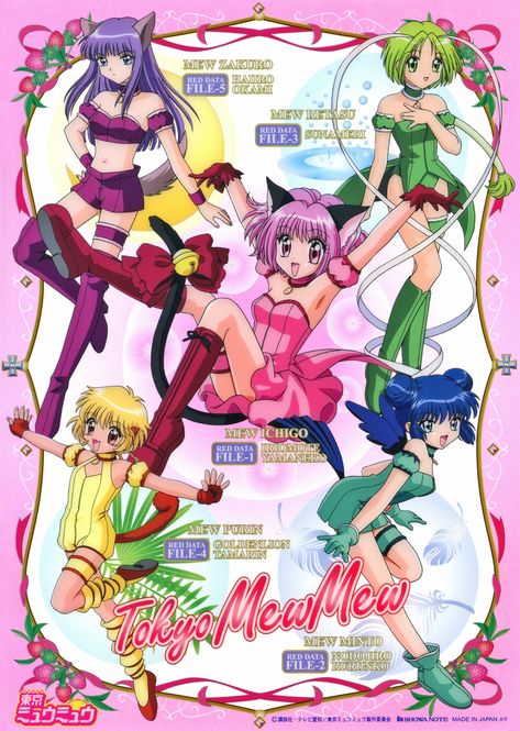 Mew Lettuce, Mew Mew Power, Tokyo Mew Mew Ichigo, Instagram Covers, Mew Mew, Tokyo Mew Mew, Poster Anime, Mahō Shōjo, Parc D'attraction