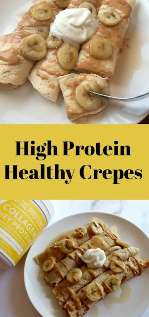 Macro Friendly Crepes, Protein Crepes Healthy, High Protein Crepes, Low Calorie Crepes, Protein Crepes Recipe, Healthy Crepe Recipes, Protein Crepes, Healthy Crepes, Low Carb Crepe