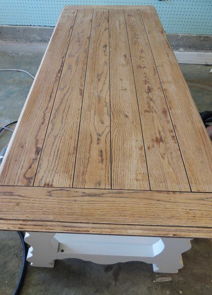 DO or DIY: Farmhouse Coffee Table Refurb Coffee Table Restoration, Coffee Table Refinish, Coffee Table Redo, Diy Fireplace Mantel, Diy Farmhouse Coffee Table, Diy Furniture Flip, Stripping Furniture, Mahogany Coffee Table, Coffee Table Makeover