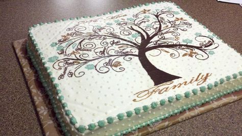 Family Tree Cake Ideas, Family Reunion Cake Ideas, Reunion Cake Ideas, Adoption Cake, Family Reunion Cakes, Family Tree Cakes, Family Reunion Food, Adoption Celebration, Family Cake