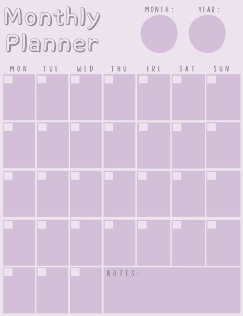 This monthly planner can help you organize time and tasks throughout the month. This planner is minimalist, clean and modern. This template is printable pdf file for you to download as many as you need. Cute Monthly Planner Template, Canva Keywords, Samsung Notes, Chocolate Advent Calendar, Pink Glitter Wallpaper, Monthly Planner Template, Weekly Organization, Organizing Time, Work Planner