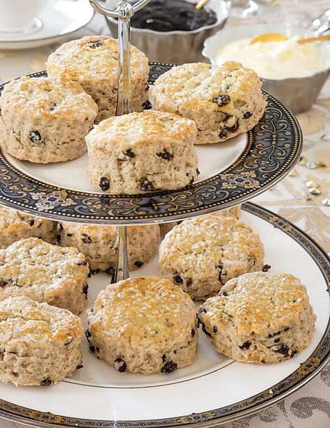 Currant Scones, English Scones, Tea Time Food, Savory Scones, Coffee Cakes, Cream Tea, Fall Spices, Pastry Blender, Our Daily Bread